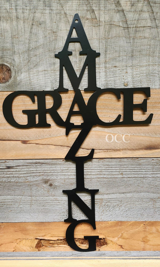 AMAZING GRACE METAL ART