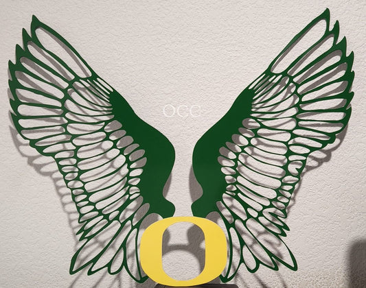 Oregon Duck Wings Metal Art