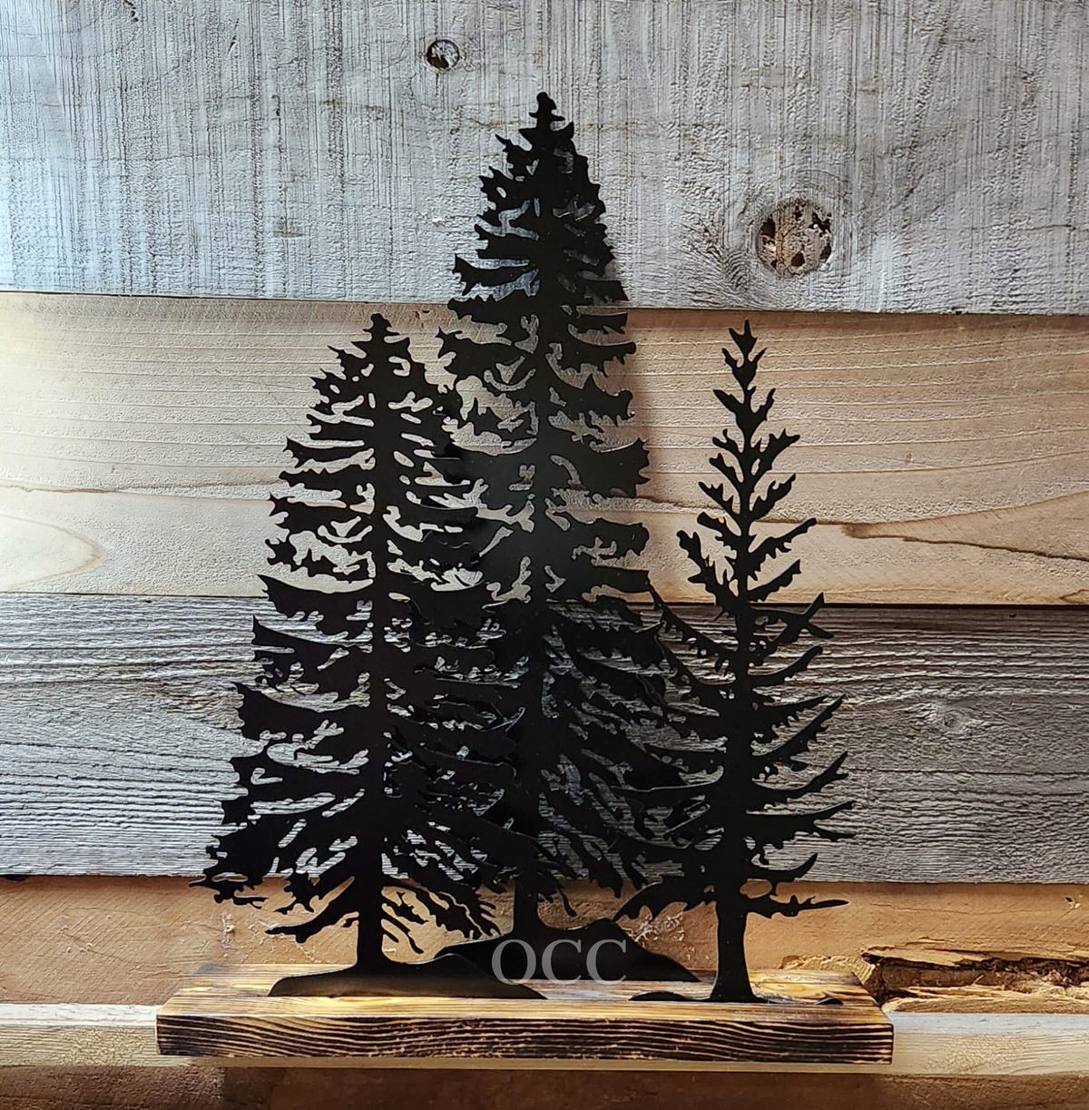 Oregon Court Tree Pattern Trees 3/Set – Oregon Country Customs