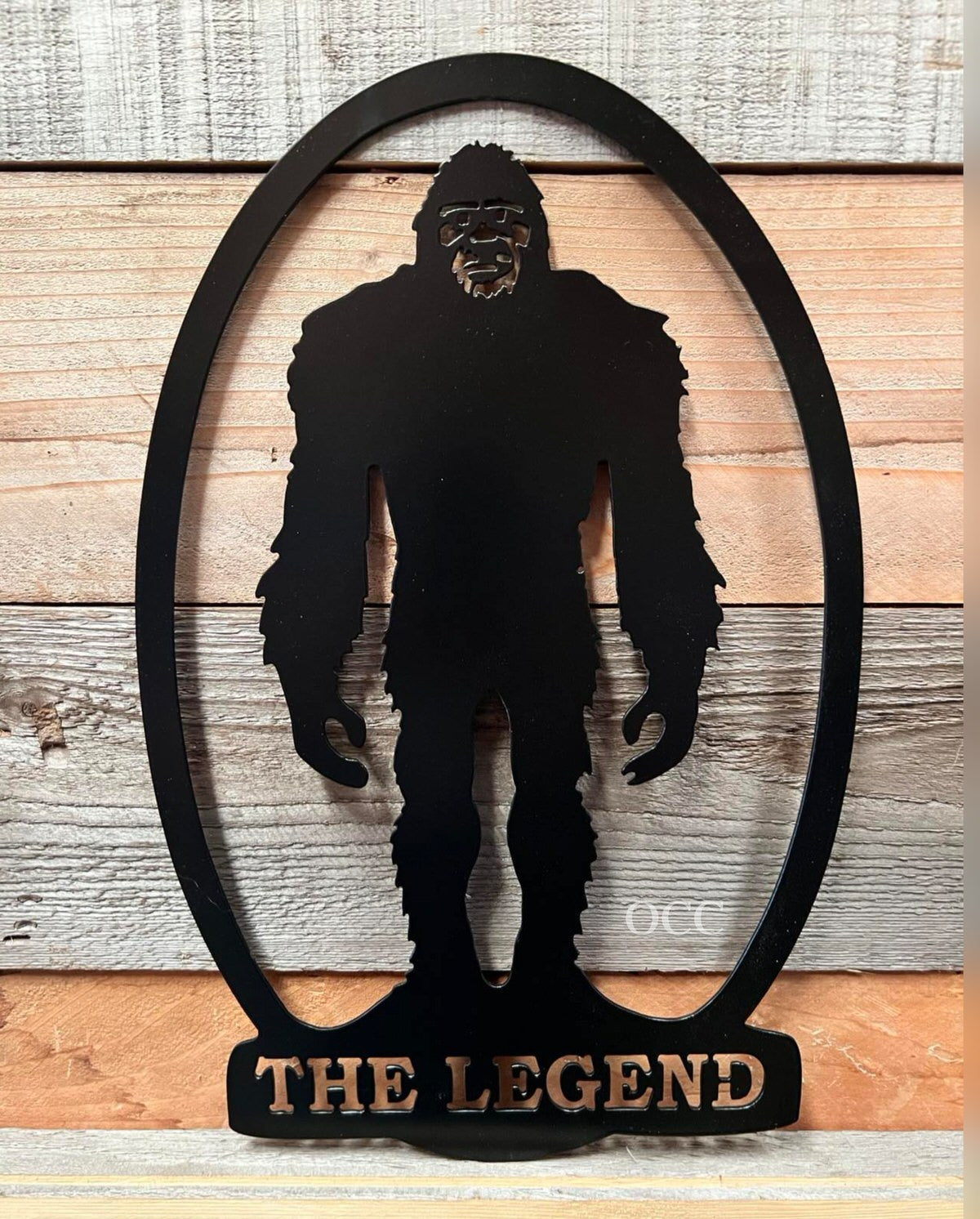 Bigfoot The Legend Metal Art