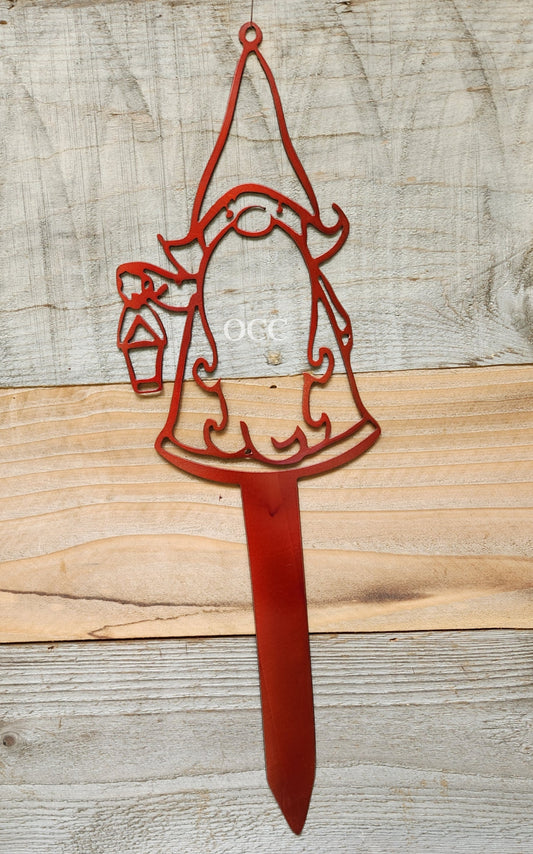 Santa Stake Metal Art