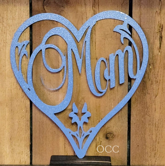 Mom Heart Metal Art